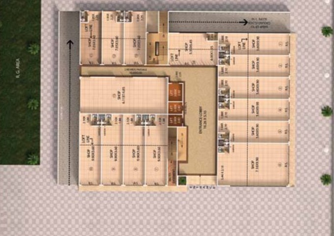 GNP Group Galleria Ground Floorplan